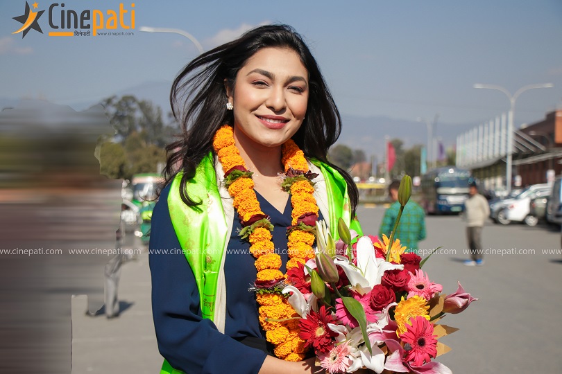 मिस वर्ल्डबाट फर्किइन् अनुष्का श्रेष्ठ