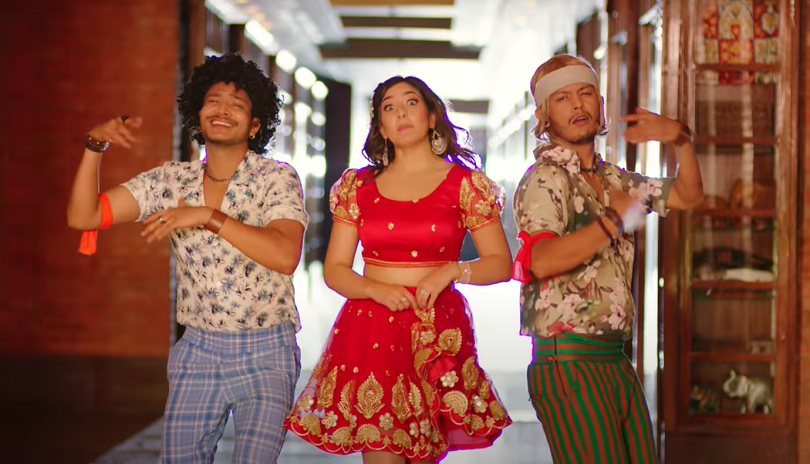 आँचलसँग 'डुप्लिकेट माया' लाउँदै नाजिर र सागर(भिडियो)