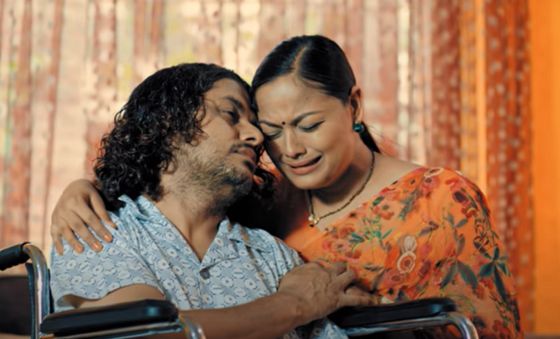  'छाती चिरेर'मा प्रमोद र ऋचाको प्रेम पीडा र बियोग(भिडियो)