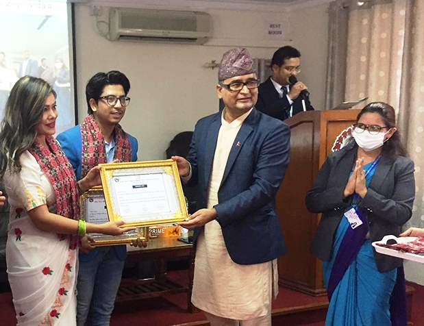 प्रकाश र सुनिता भए विपद् जोखिम न्यूनीकरण सद्भावना दूत