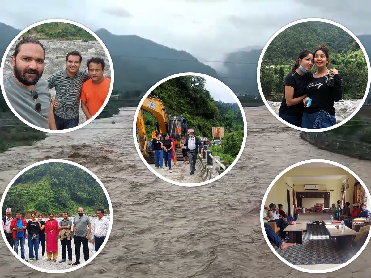 सिन्धुपाल्चोक बाढीपीडितलाई ४३ वटा पक्की घर बनाइदिँदै कलाकारहरू