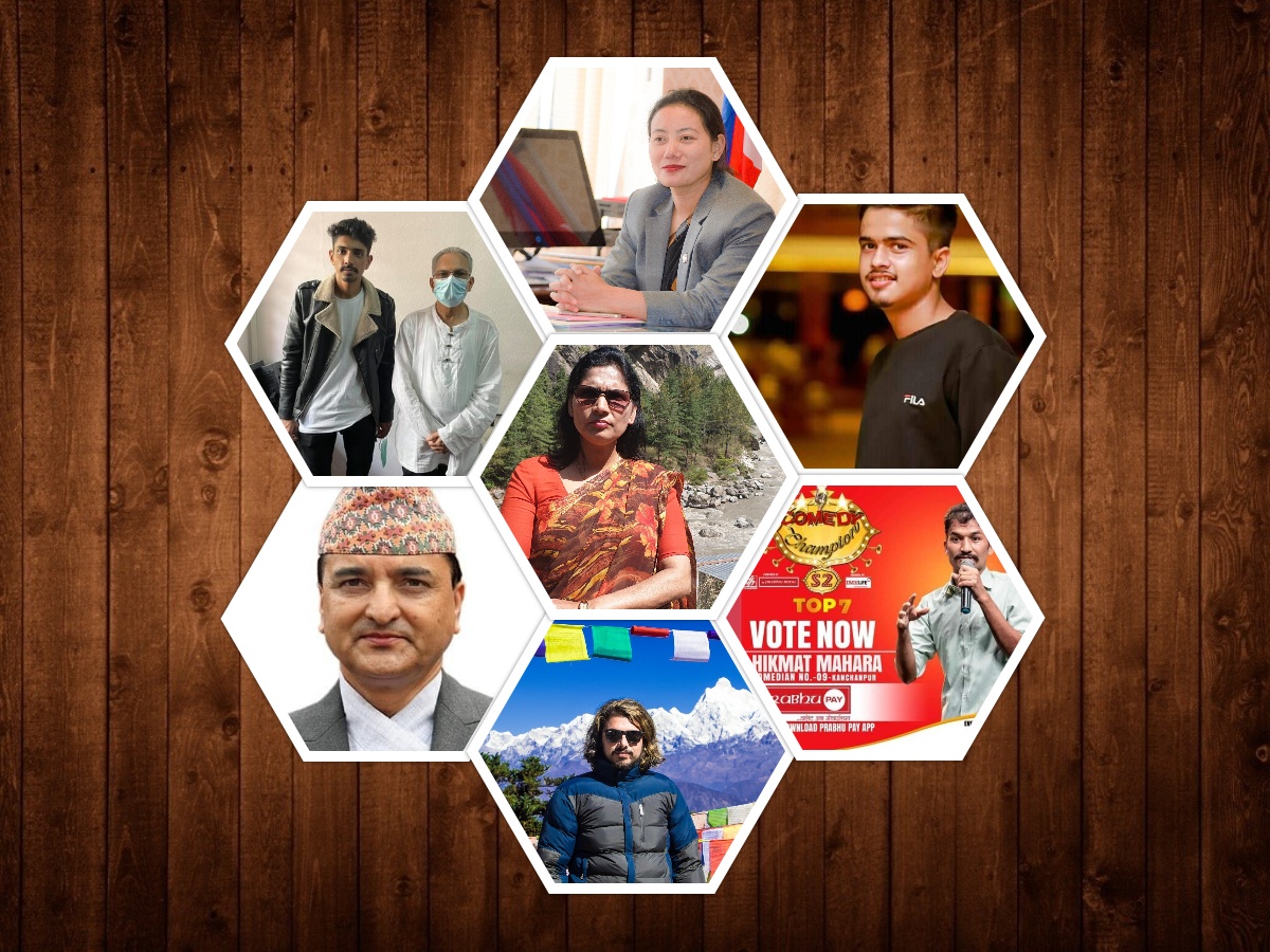 जिल्लावासीलाई जिताउन शीर्ष नेताहरू कमेडी च्याम्पियनको लागि भोट् माग्दै