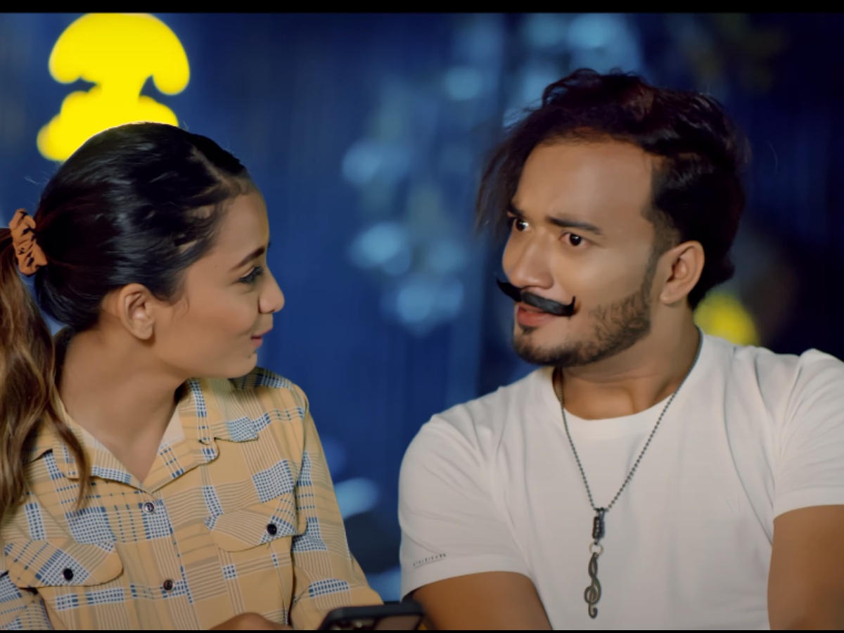 आदित्यको निर्देशनमा रोशनी र सुधीरको&nbsp;'फुर्के जुँगा' (भिडियो)