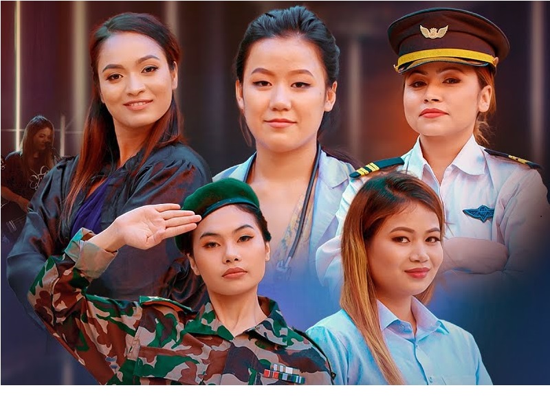 लेडिज ब्यान्ड भ्यालेन्सियाको 'छोरी' गीत सार्वजनिक (भिडियो)