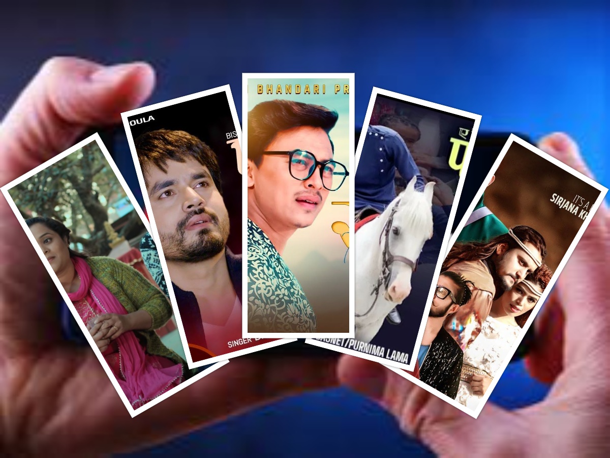 हप्ताका म्युजिक भिडियो,पलको 'तिमी नै सहारा' देखी रुबिनाको 'यस्तै हुन्छ माया'   