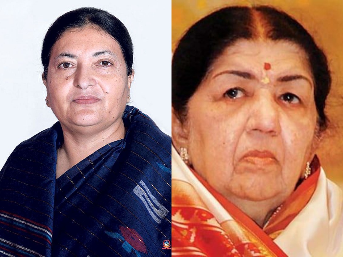 गायिका लताको निधनमा राष्ट्रपति भण्डारीद्वारा सञ्जालमा दुःख व्यक्त