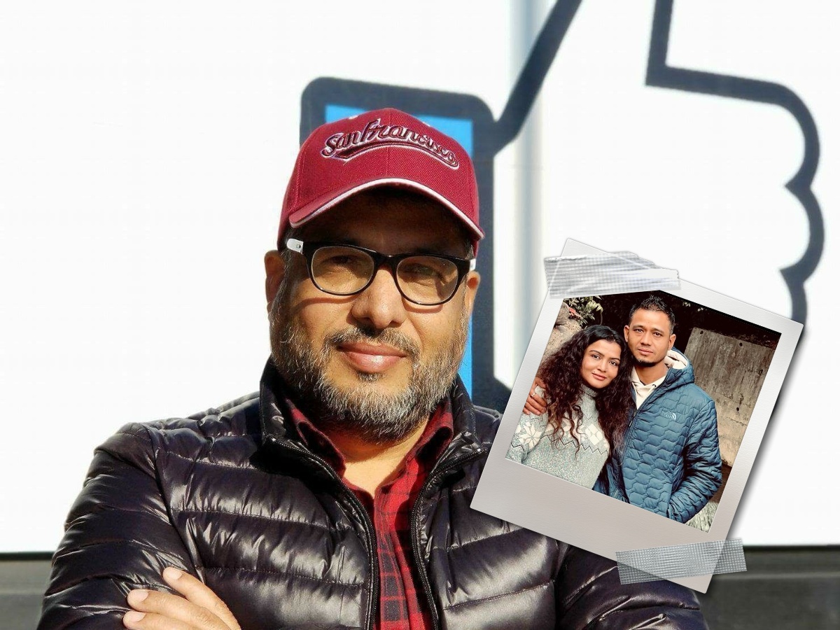 पूर्व पति छविराज ओझाले दिए रेखालाई विवाहको बधाई 