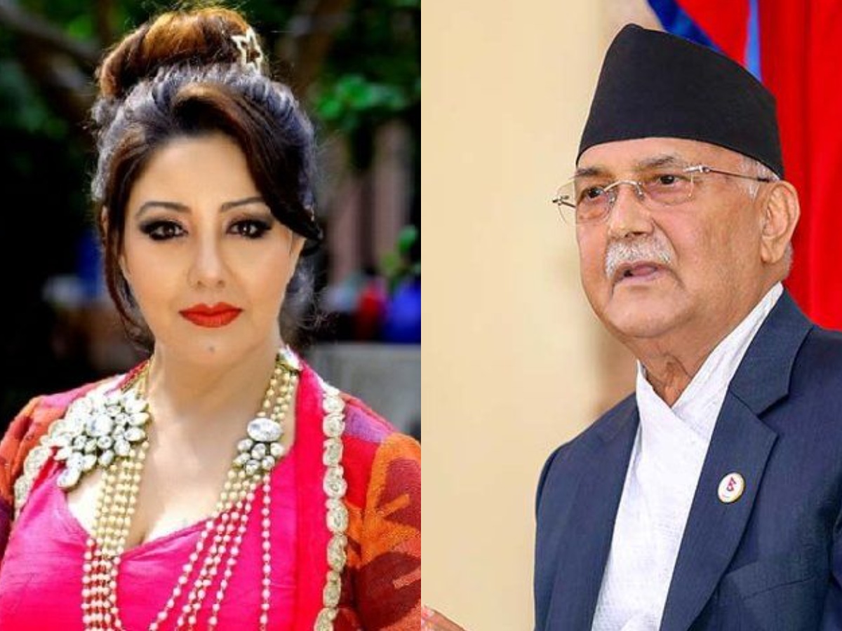 करीश्माको राजनीति मोह : एमालेमा प्रवेश गर्न केपी ओलीलाई भेट्न बालकोट् पुगिन् 