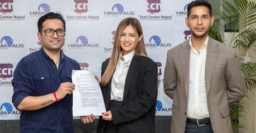  टेस्ट सेन्टर नेपालको ब्रान्ड एम्बासडर मलिका महत 