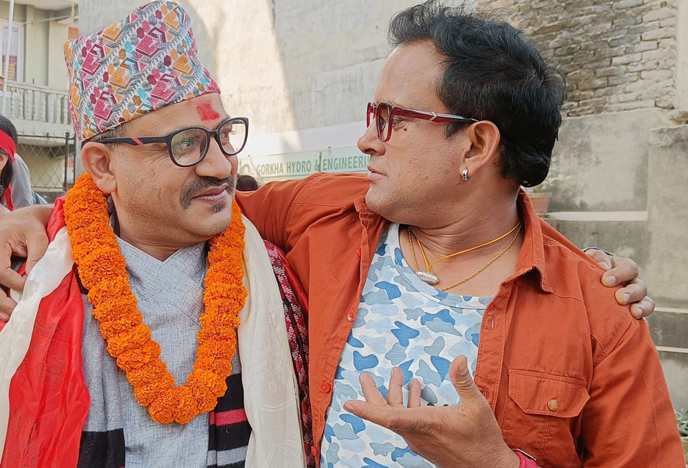 &lsquo;मुन्द्रेको कमेडी क्लब&rsquo;मा दमन सँग सहकार्य गर्दै जितु 