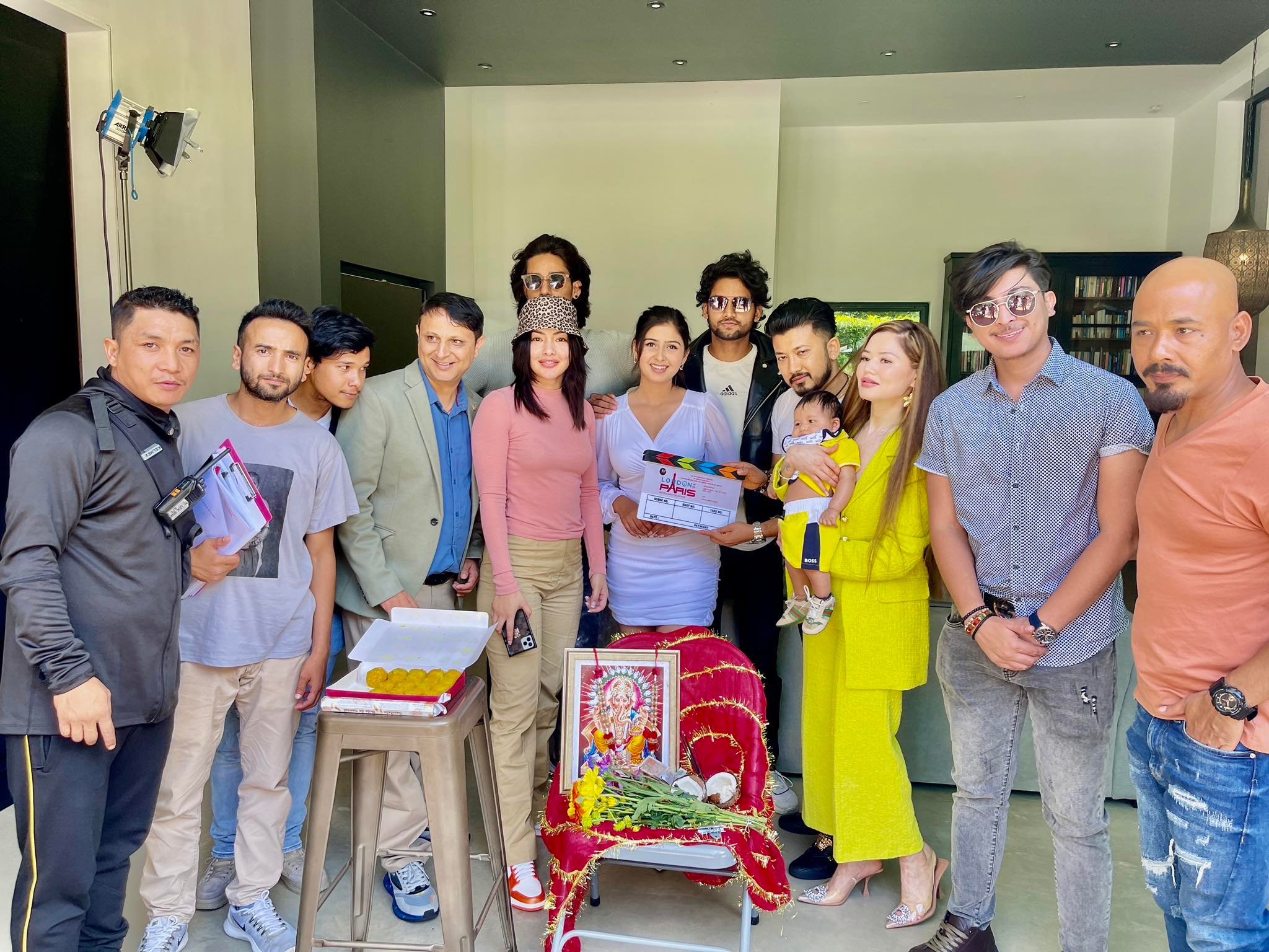  साम्राज्ञी र गरीमाको &lsquo;लण्डन टु पेरिस&rsquo;को छायाङ्कन सुरु