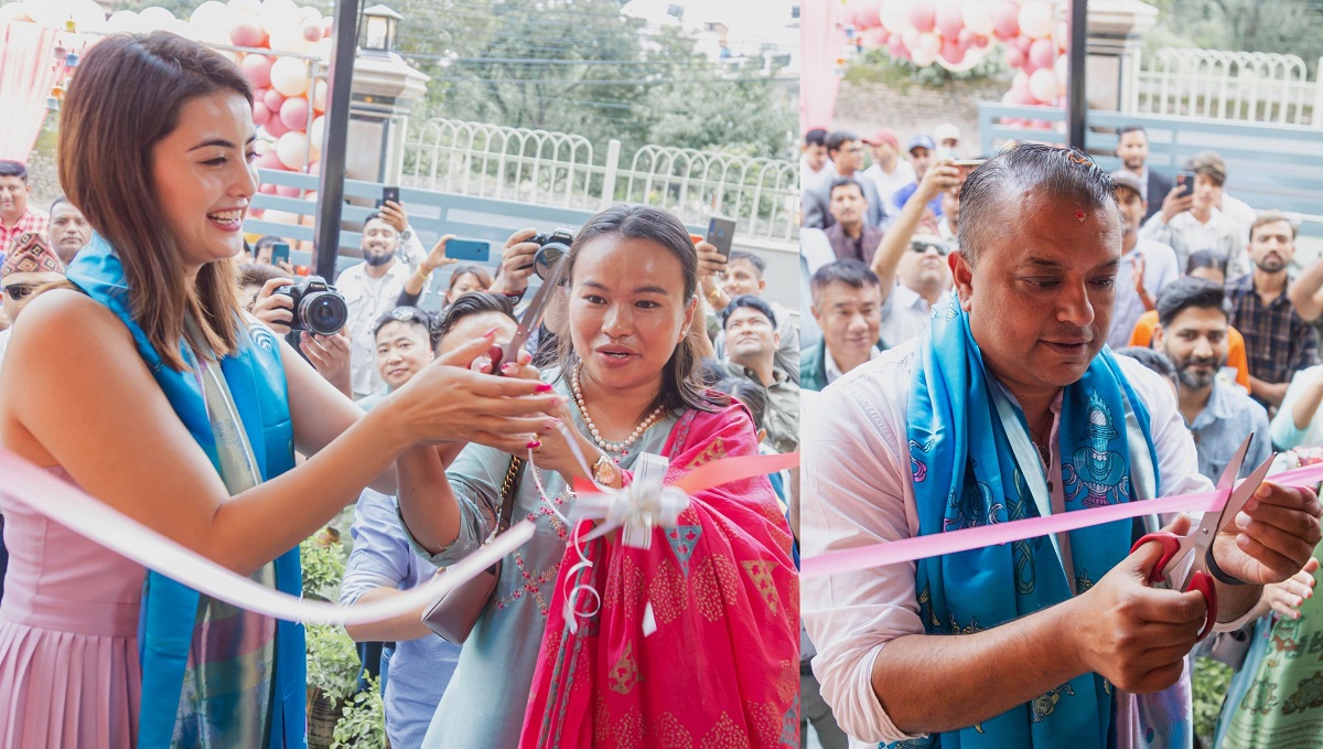 रेडमड कफीको १३ औँ आउटलेट बौद्धमा , गगन थापा र निती शाहले गरे उद्घाटन