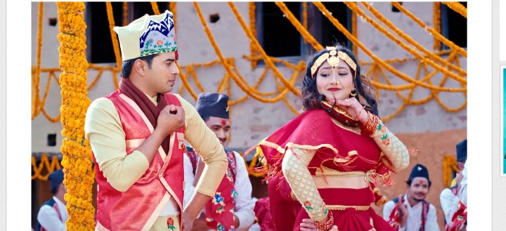 &lsquo;झिँगेदाउ&rsquo;को &lsquo;टल टल टलक्कै&rsquo; गीतमा कुशल र आँचल(भिडियो) 