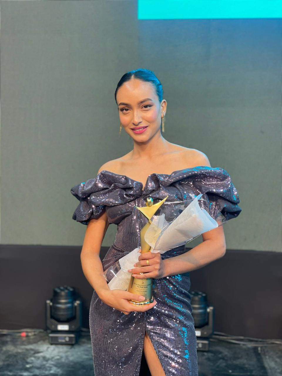  &lsquo;नेपाल एसियन मोडल स्टार&rsquo; अवार्ड  सुपर मोडल सबिता कार्कीलाई