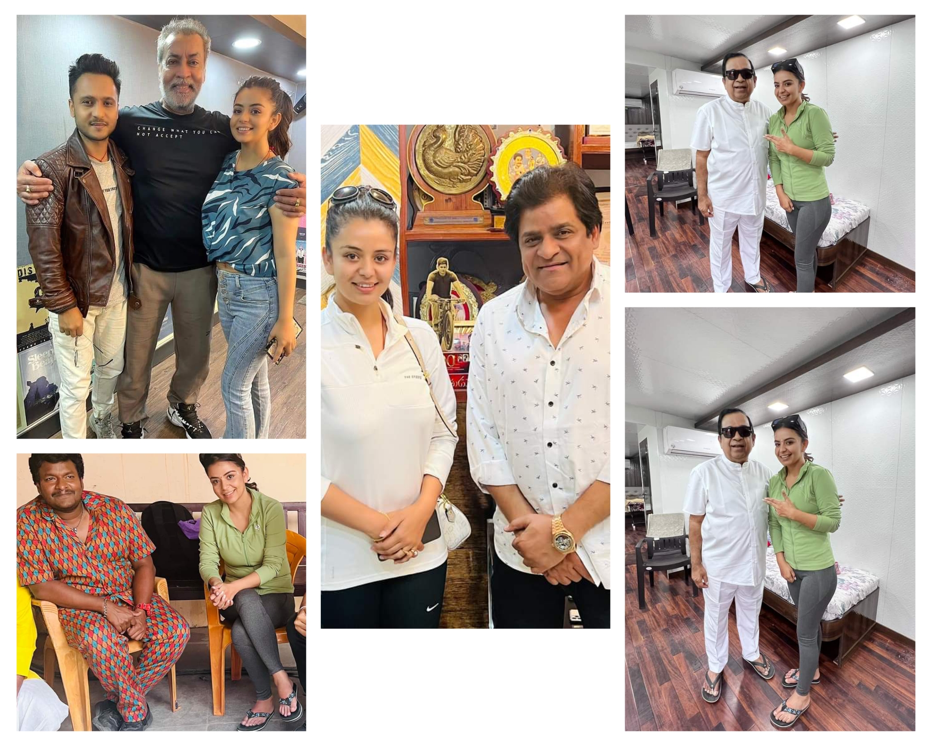 भारतिय कलाकारहरुसंग शूटिङ सेटमा निता 