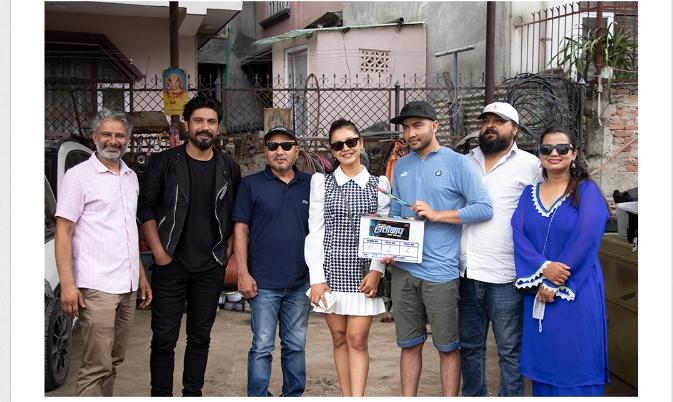 नायिका बेनिशा हमालको प्रवेश संगै `&lsquo;हात्तीछाप&rsquo; को छायांकन शुरु 