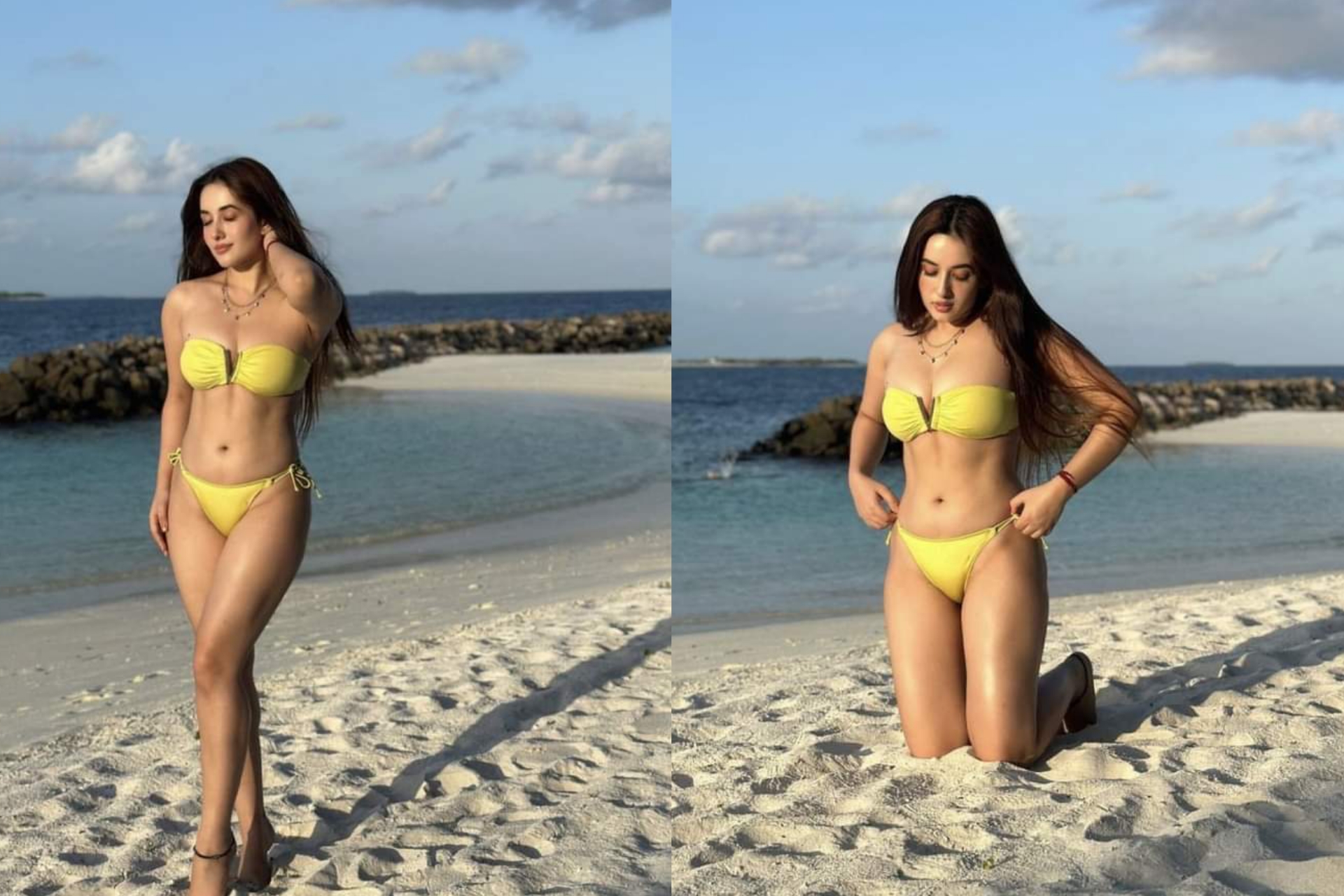 मालदिभ्समा बिकिनीमा खुलेकी अदिति