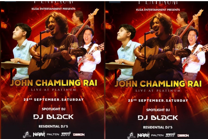 गायक जोनको लाइभ कन्सर्ट भोली क्लब प्ल्याटिनममा हुँदै 