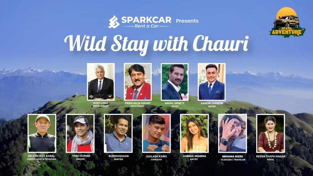 कलाकारहरू सहित करिब २०० जना 'स्पार्क एड्भेन्चर'मा शैलुङ जाँदै