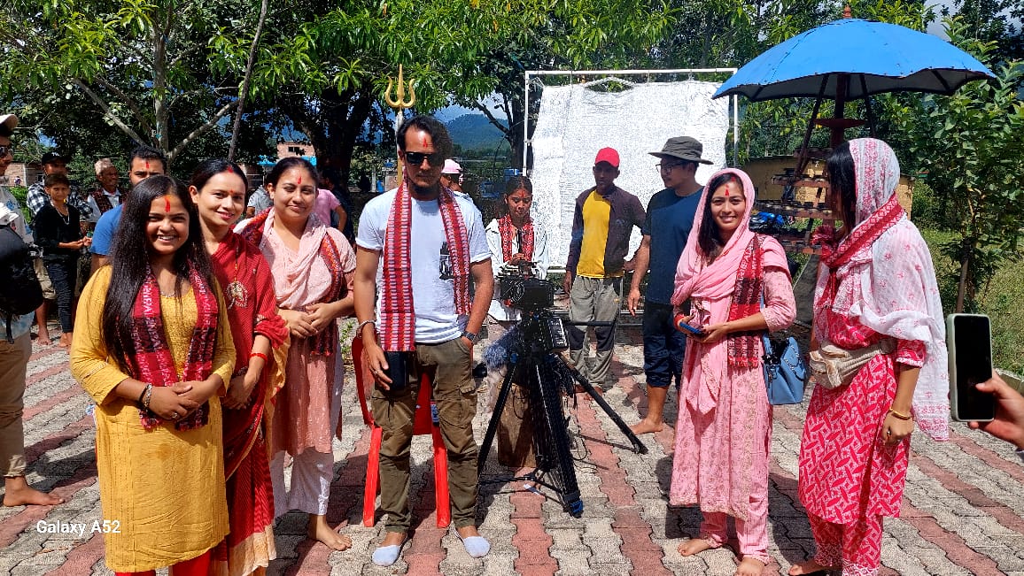 दाङबाट सुरु गरियो `डिङ्नो जिबनको साहारा&acute; को छायांकन