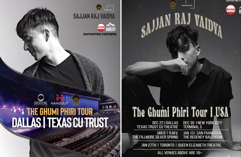 सज्जन राज वैद्यको पहिलो अमेरिकी सांगीतिक यात्रा सुरू हुँदै 