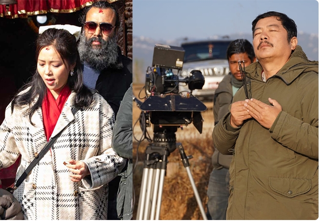 फिल्म &lsquo;डिग्री माइला&rsquo; र &lsquo;मनसरा&rsquo; को  छायांकन सुरु