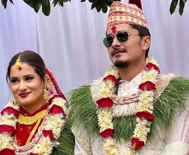 प्रेमिका श्रेणीसंग बैवाहिक जीवनमा बाँधिए गौरव पहारी 