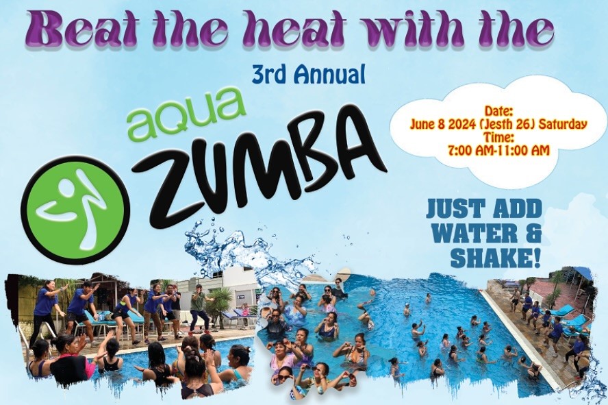 तेस्रो वार्षिकोत्सवको अवसरमा 'अक्वा जुम्बा'को 'बिट द हिट'