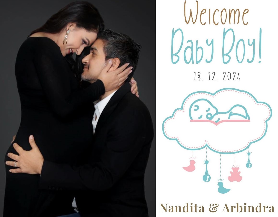 बधाई : नायिका नन्दिता केसीले अमेरिकामा दिइन् छोरालाई जन्म