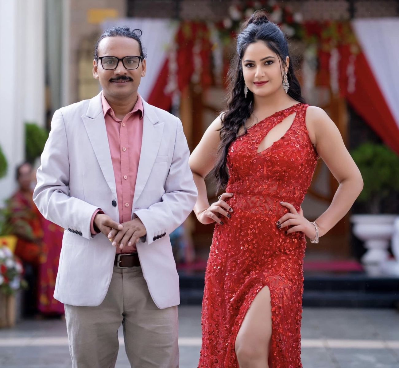 `माग्ने राजा&acute; मा  केदारको जोडी बर्षा 