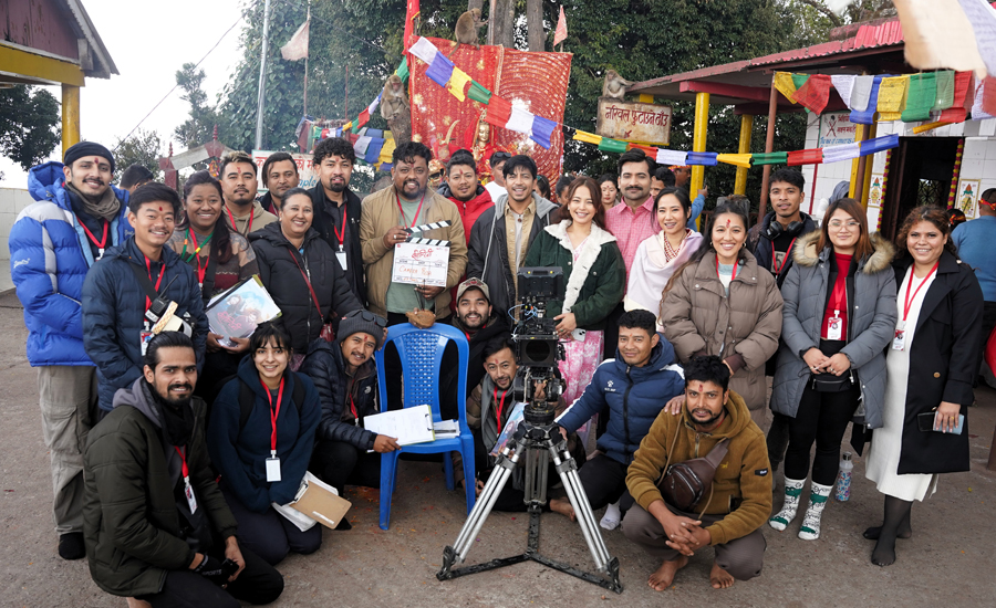 `सोल्टिनी&acute;को शुभसाइत इलामको पाथिभरा मन्दिरमा, पहिलो शट प्रकाश , परिक्षा र सुन्दरले दिए 