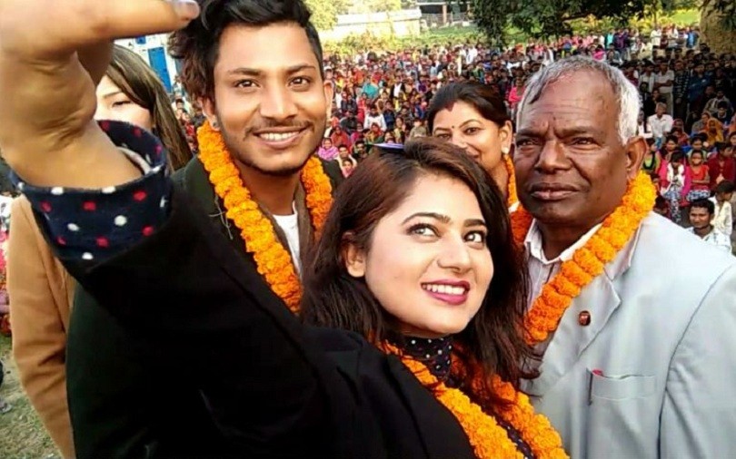 केकी र नाजिरको &lsquo;राज्जा रानी&rsquo; प्रमोसनमा नाचे लालबाबु पण्डित 