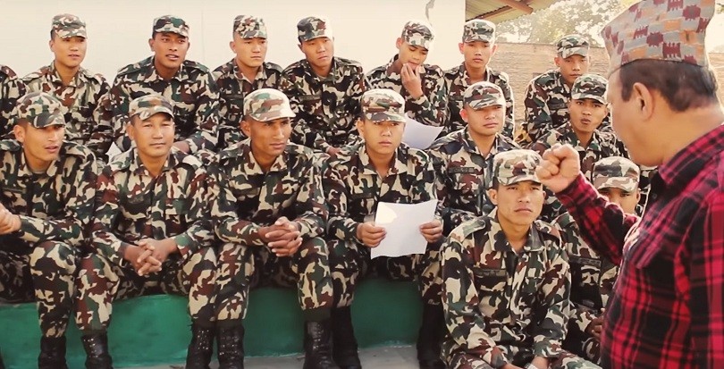 &lsquo;नालापानी&rsquo;को लागी यसरी हुदैँछ आर्मीको अडिसन